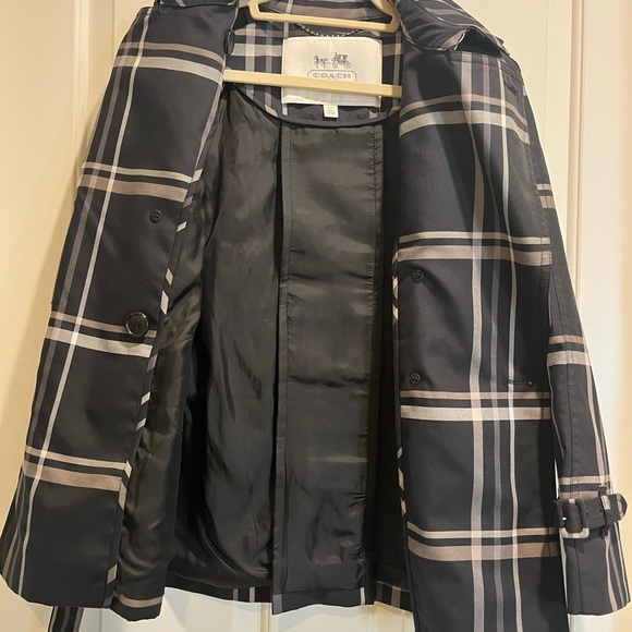 Coach Tatersall Trench Coat. - Picture 3 of 7